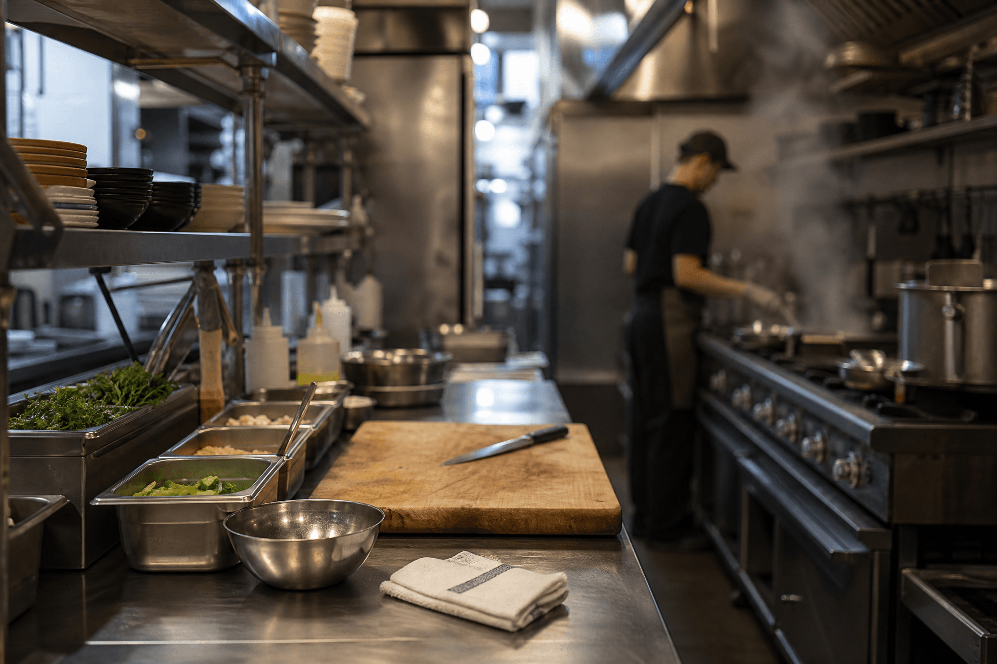 Kitchen & prep line